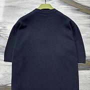 Okify Gucci Dark Blue Silk Cotton T-shirt S-XL  - 2