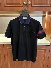 Okify Gucci Black Polo Shirt M-3XL  - 1