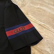 Okify Gucci Black Polo Shirt M-3XL  - 2