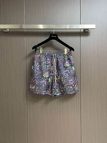 Okify Gucci Gray Shorts With Flowers S-XL 