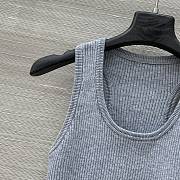 Okify MiuMiu Grey Tank Top SML  - 4