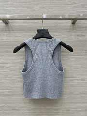 Okify MiuMiu Grey Tank Top SML  - 3