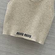 Okify MiuMiu Beige Tank Top SML 21728 - 3