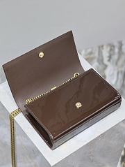 Okify YSL Kate Bag In Chocolate Brown 24x14.5x5cm - 3