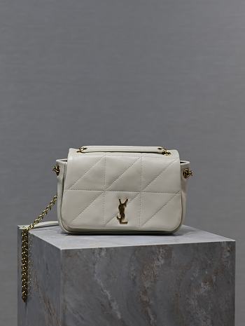 Okify YSL Mini Jamie Bag In White 20x12x7cm 