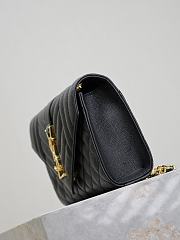 Okify YSL Envelope Matelasse WOC Bag In Black With Gold Hardware 21x13x6cm  - 4