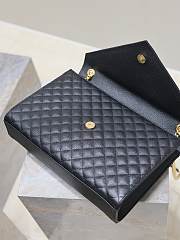 Okify YSL Envelope Bag In Black 31x22x7.5cm - 4