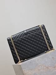 Okify YSL Envelope Bag In Black 31x22x7.5cm - 2