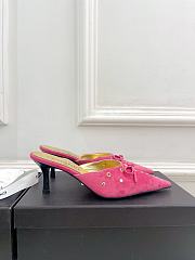 Okify CC Dark Pink High Heels EU35-41 21742 - 6