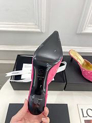 Okify CC Dark Pink High Heels EU35-41 21742 - 5