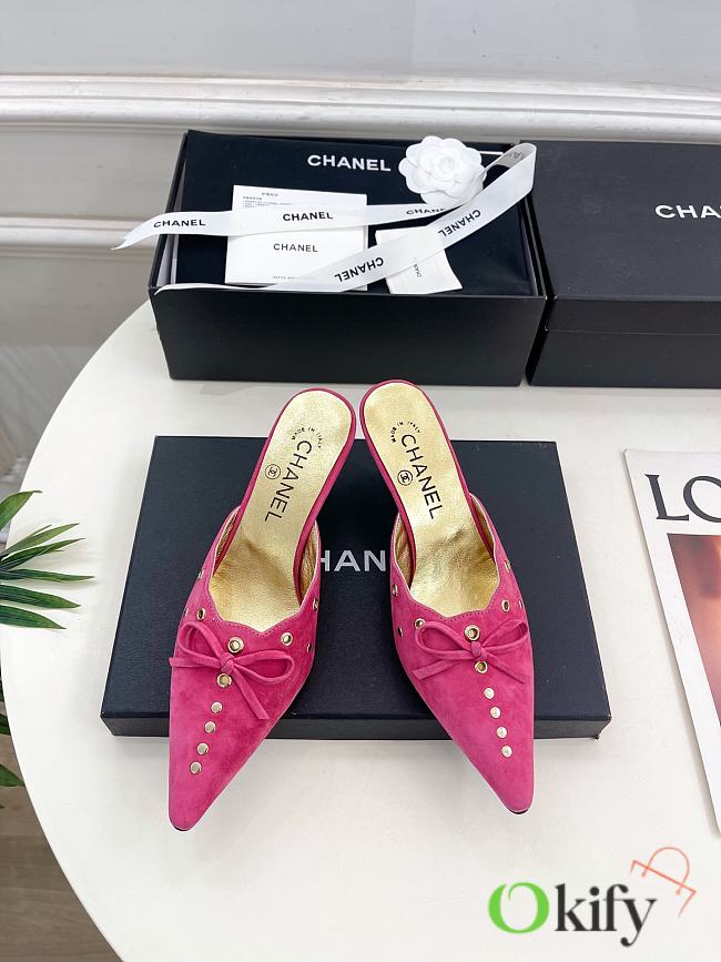 Okify CC Dark Pink High Heels EU35-41 21742 - 1