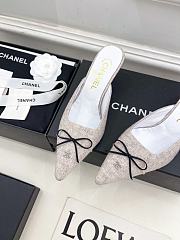 Okify CC Bow Light Gray High Heels EU35-41 - 3