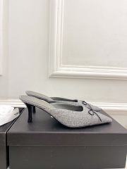 Okify CC Bow Dark Gray High Heels EU35-41 - 6