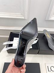 Okify CC Bow Dark Gray High Heels EU35-41 - 4