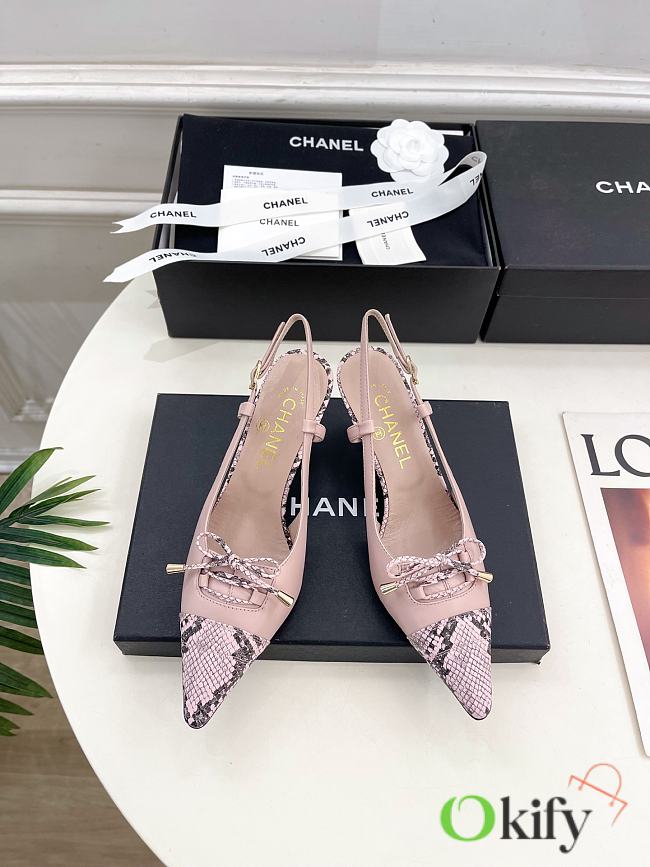 Okify CC Python Light Pink High Heels EU35-41 - 1