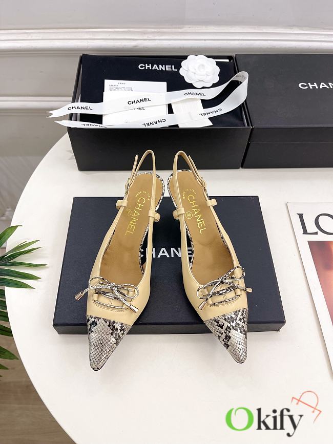 Okify CC Python Beige High Heels EU35-41 - 1