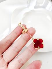 Okify VCA Red Earrings 21753 - 2