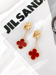 Okify VCA Red Earrings 21753 - 1