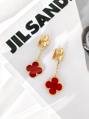 Okify VCA Red Earrings 21753