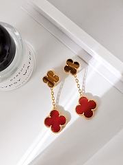 Okify VCA Red Earrings 21754 - 1