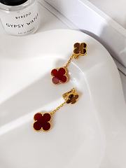 Okify VCA Red Earrings 21754 - 4