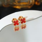 Okify VCA Red Earrings 21759 - 1