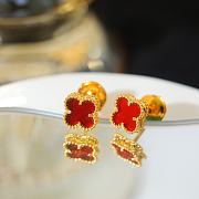 Okify VCA Red Earrings 21759 - 2