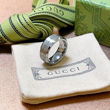 Okify Gucci Silver Ring For Men And Women 