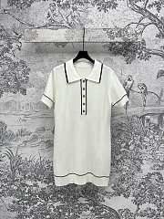 Okify Gucci White Polo Dress SML  - 1