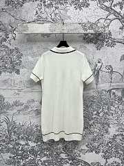 Okify Gucci White Polo Dress SML  - 4