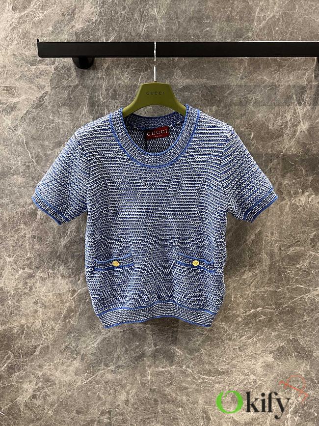 Okify Gucci Blue T-shirt SML  - 1