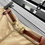 Okify Gucci Beige Horsebit Belt Pants SML  - 3