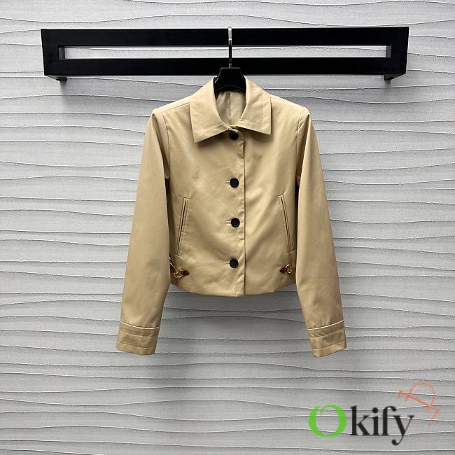 Okify Gucci Beige Horsebit Jacket SML  - 1