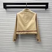 Okify Gucci Beige Horsebit Jacket SML  - 4