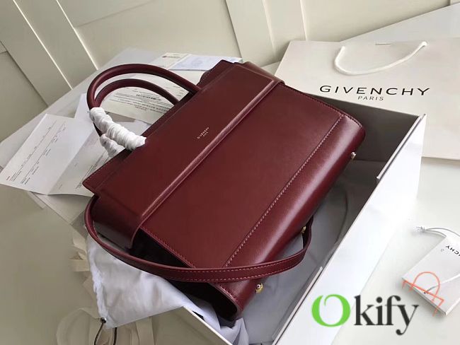 Okify Givenchy Horizon Bag In Red 27x24x11cm  - 1