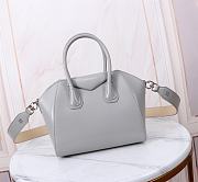 Okify Givenchy Gray Antigona Toy Bag In Box Leather 22x27x13cm - 1