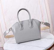 Okify Givenchy Gray Antigona Toy Bag In Box Leather 22x27x13cm - 5