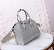 Okify Givenchy Gray Antigona Toy Bag In Box Leather 22x27x13cm - 4