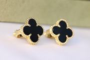 Okify VCA Black Gold Earrings  - 4