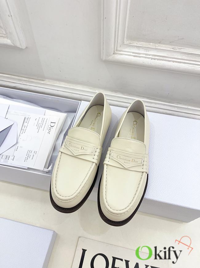 Okify Dior White Loafers EU35-41 21808 - 1