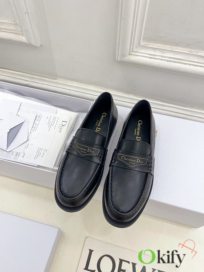 Okify Dior Black Loafers EU35-41 21809 - 1