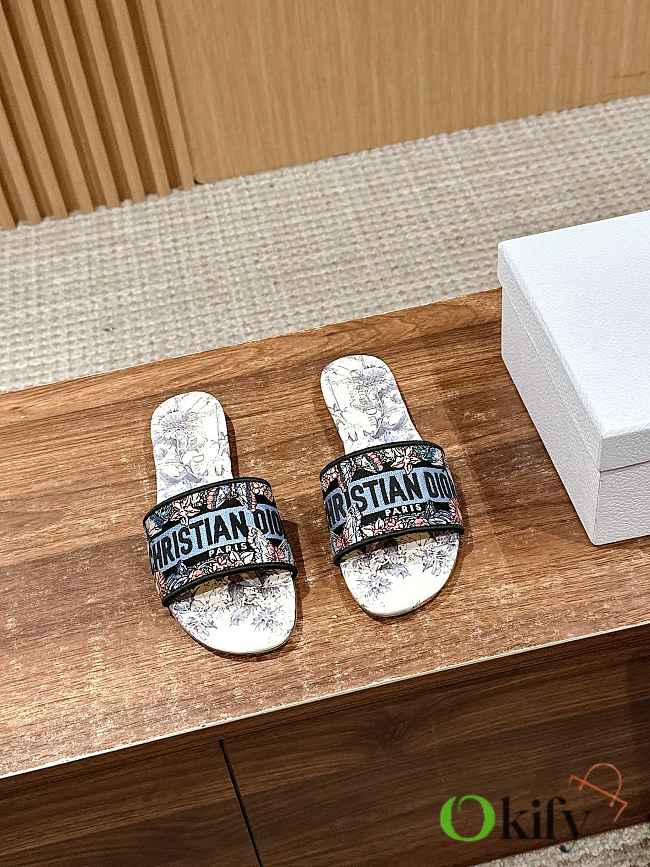 Okify Dior Flowers Slides EU35-42 21819 - 1