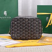 Okify Goyard Muse Vanity Case Bag In Black 15x20x14cm  - 4