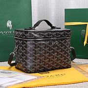 Okify Goyard Muse Vanity Case Bag In Black 15x20x14cm  - 6