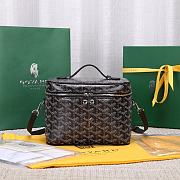 Okify Goyard Muse Vanity Case Bag In Black 15x20x14cm  - 1