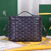 Okify Goyard Muse Vanity Case Bag In Blue 15x20x14cm  - 2