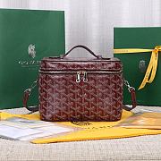 Okify Goyard Muse Vanity Case Bag In Red 15x20x14cm  - 1