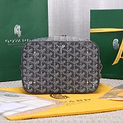 Okify Goyard Muse Vanity Case Bag In Gray 15x20x14cm  - 4