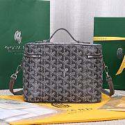 Okify Goyard Muse Vanity Case Bag In Gray 15x20x14cm  - 5