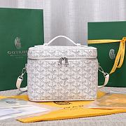 Okify Goyard Muse Vanity Case Bag In White 15x20x14cm  - 1